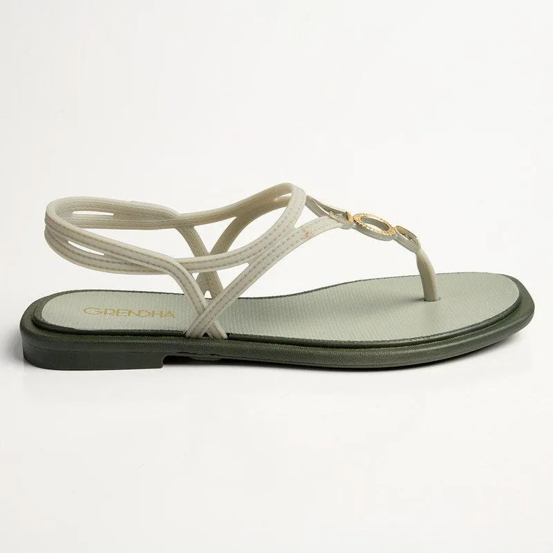 Grendha Talulla Ladies Thong Sandals - Green