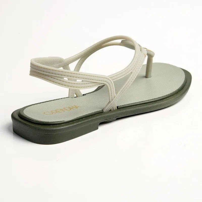 Grendha Talulla Ladies Thong Sandals - Green