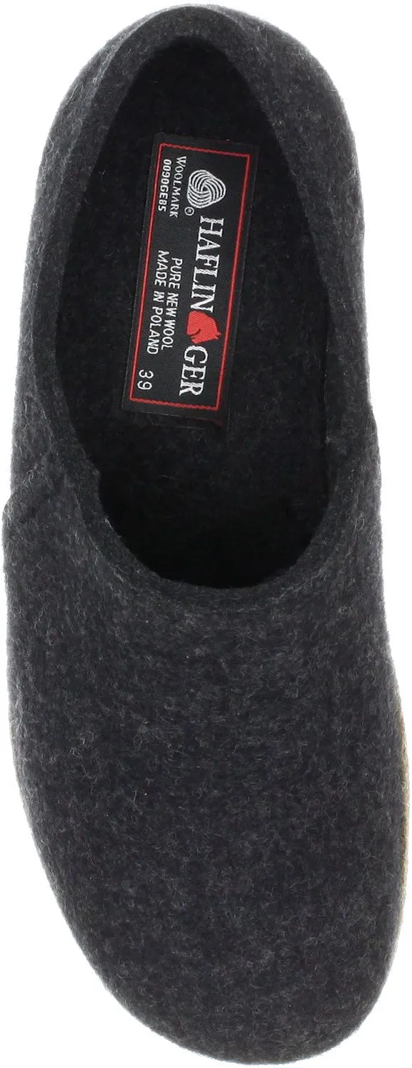 Comfortable Haflinger Women’s Joy Wool Clog Slippers with Arch Support