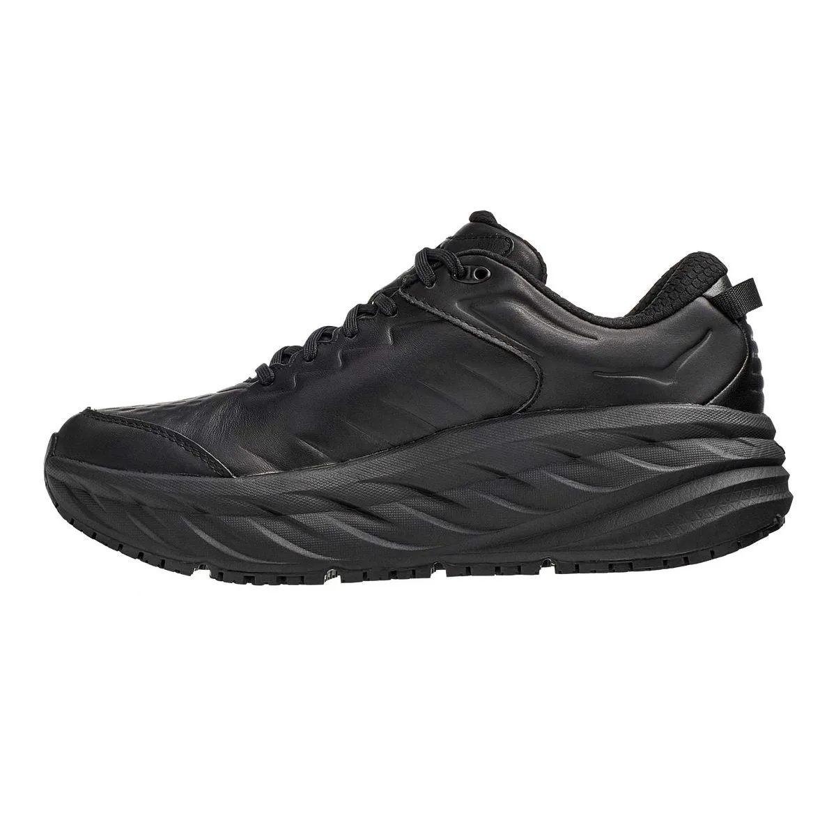 Hoka Women's Bondi SR Black Leather