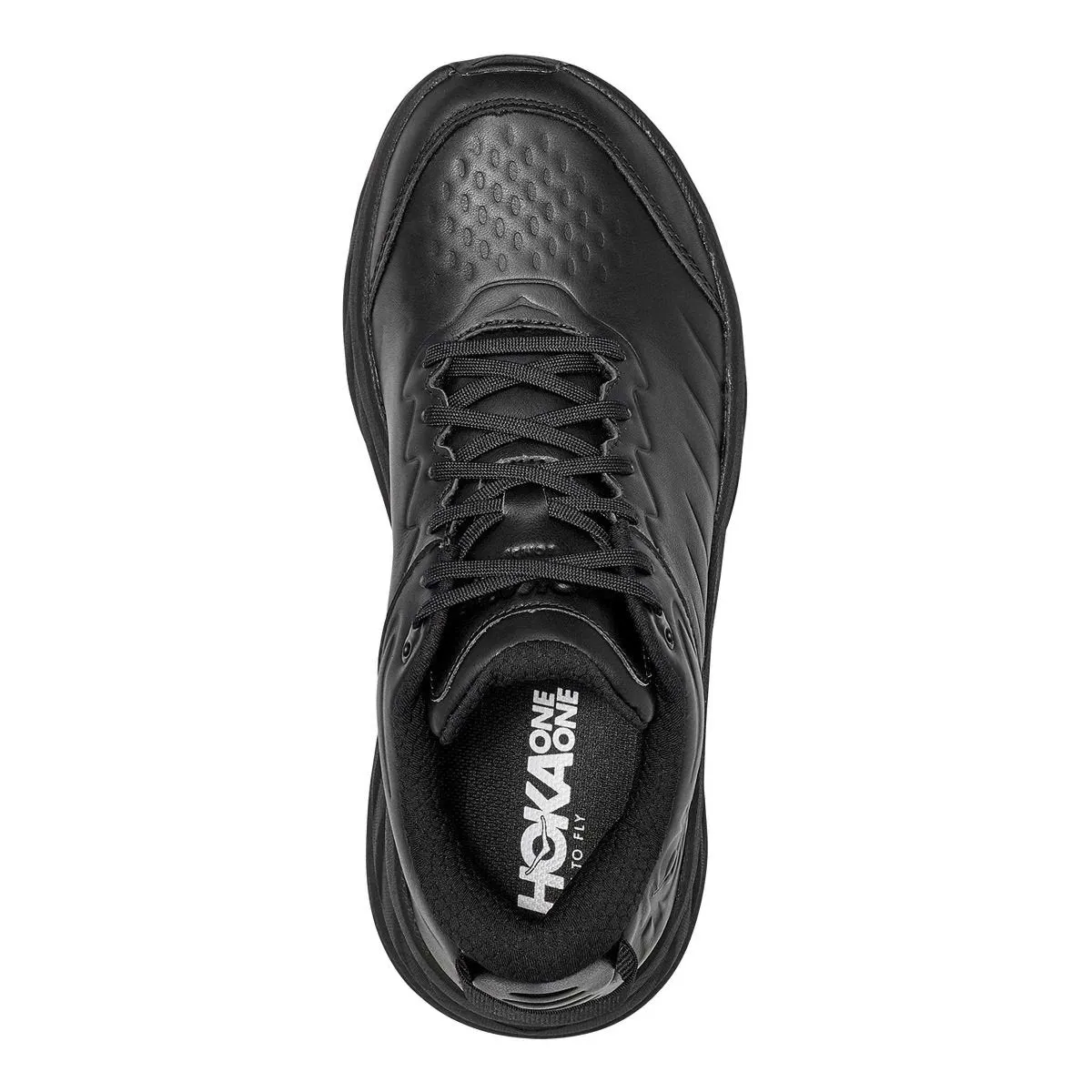 Hoka Women's Bondi SR Black Leather