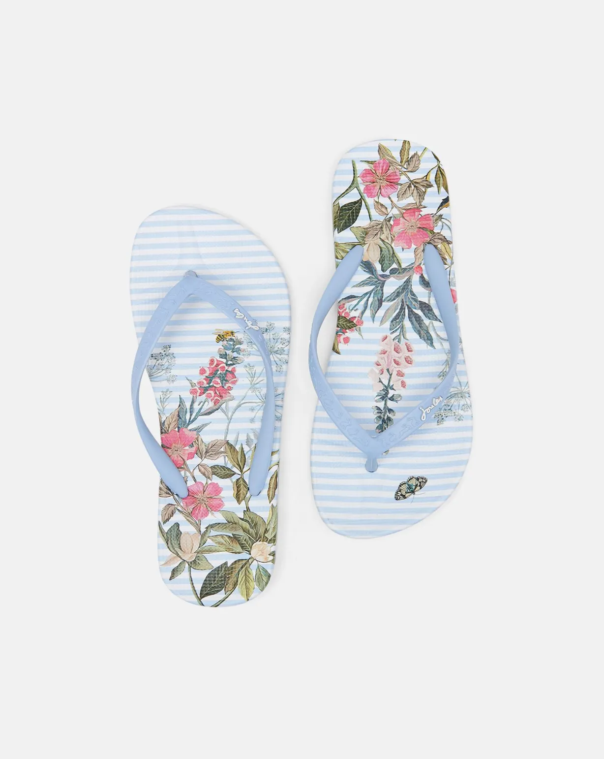 Joules Printed Rubber Flip Flops