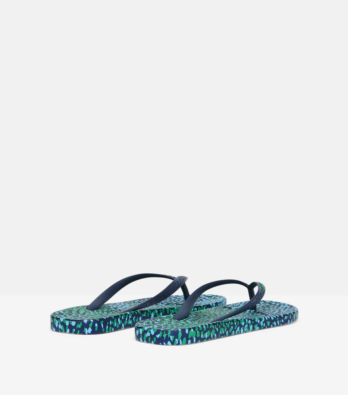 Joules Printed Rubber Flip Flops