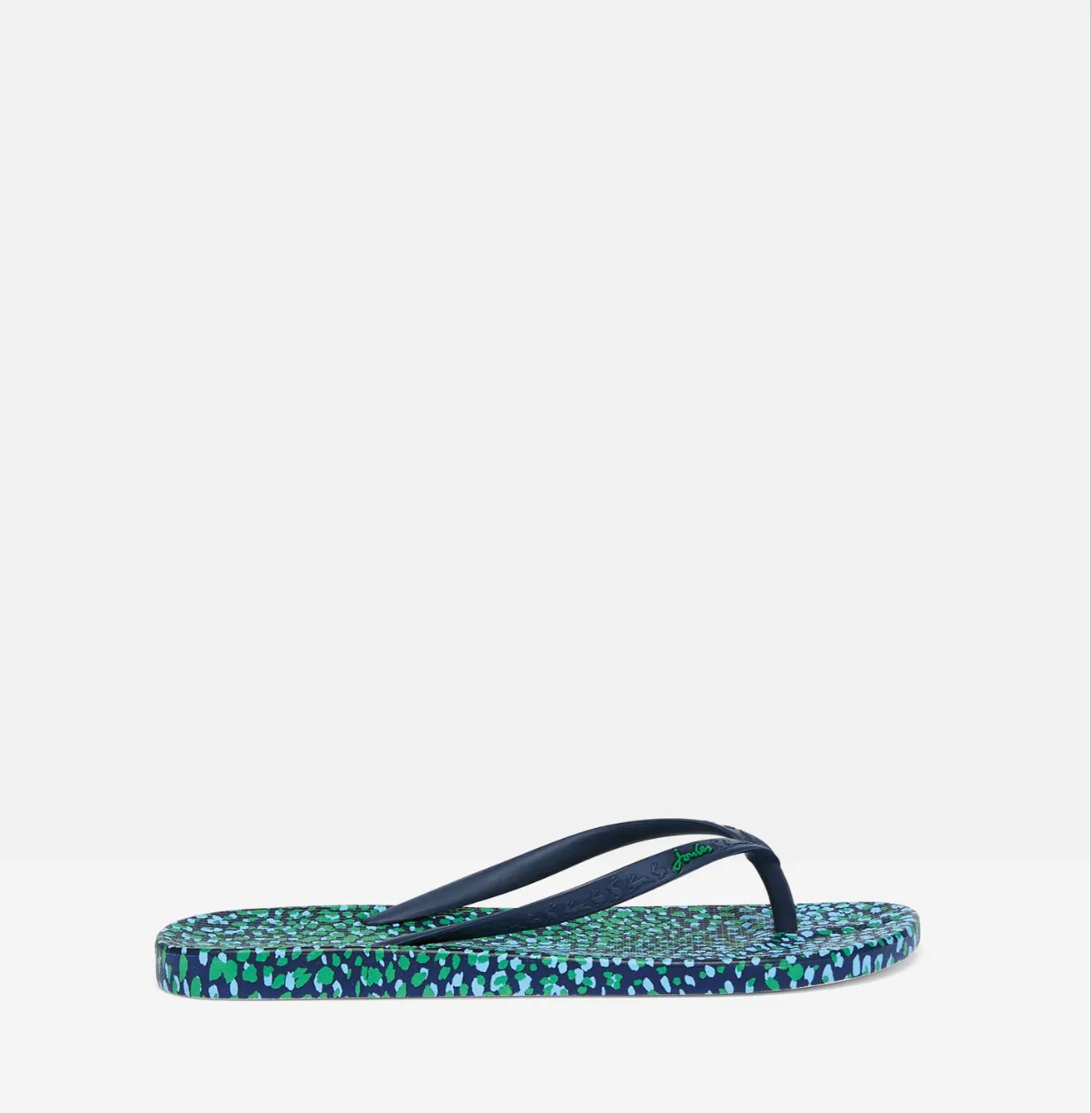 Joules Printed Rubber Flip Flops