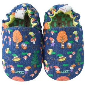 JplusJ Gnomes Denim Baby Shoes 深牛小矮人學步鞋 (6-12m)