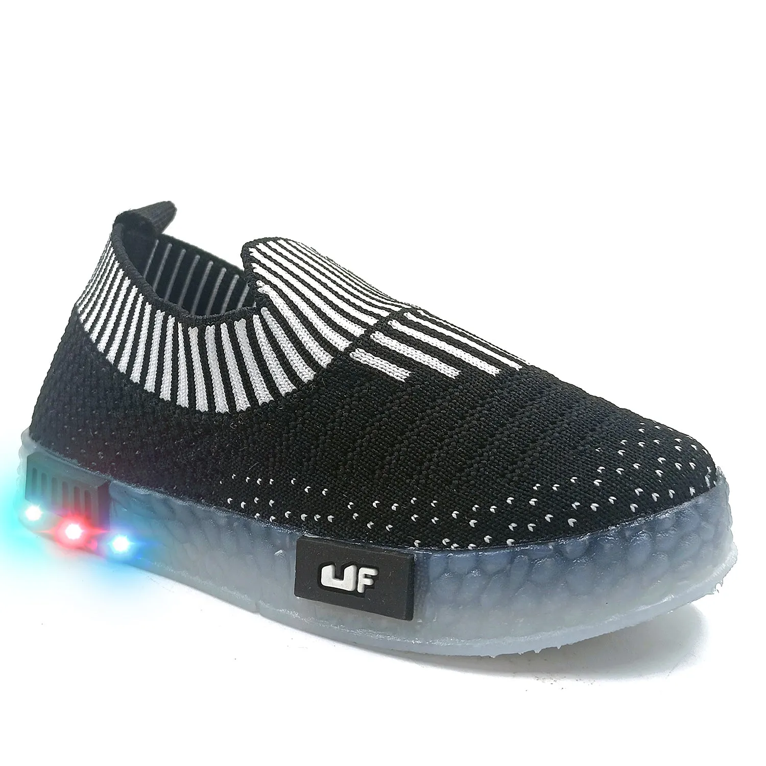 Jumbo Breathable Slip-On Shoes With LED Lights