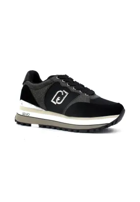 LIU JO Maxi Wonder 57 Sneaker Donna Black BF3007PX165