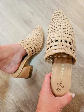 Matisse Braided Ivory Mule