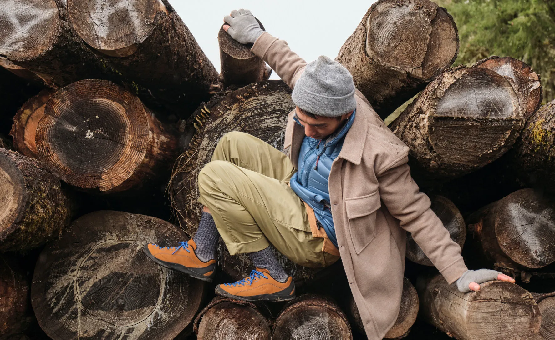 Men's Jasper Suede Sneakers  |  Dark Forest/Golden Yellow