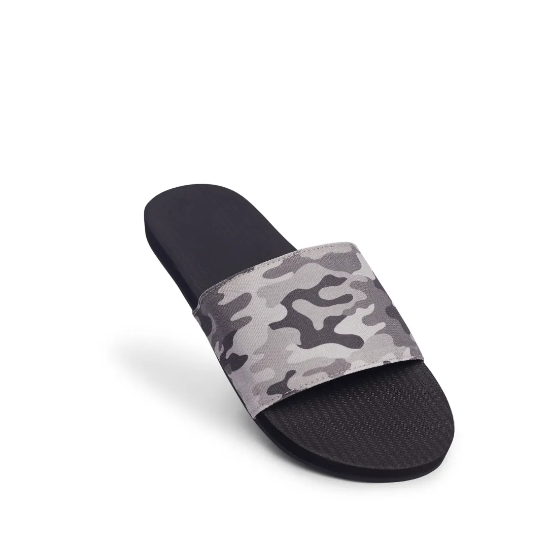 Men’s Slide Camo - Black/White Camo