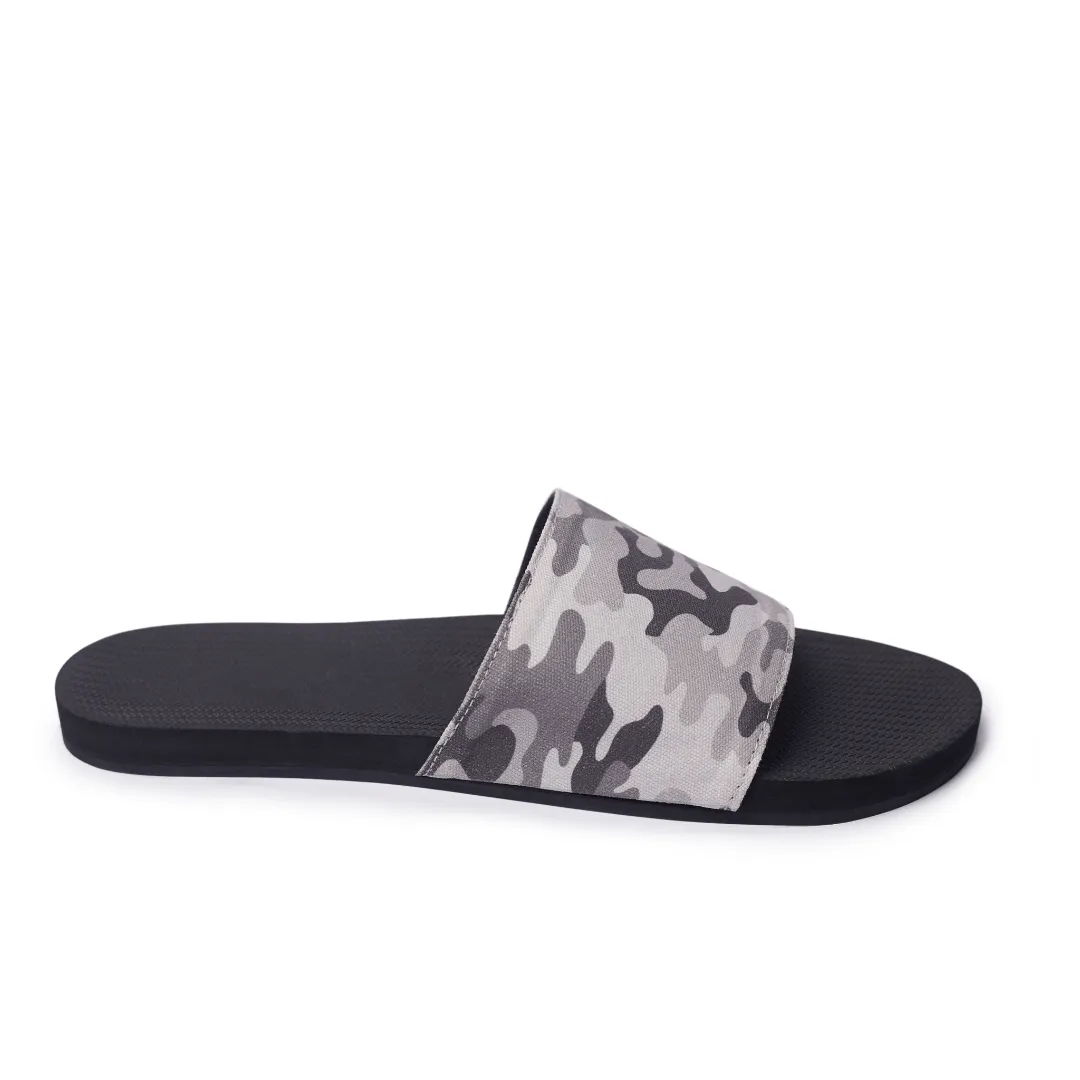 Men’s Slide Camo - Black/White Camo