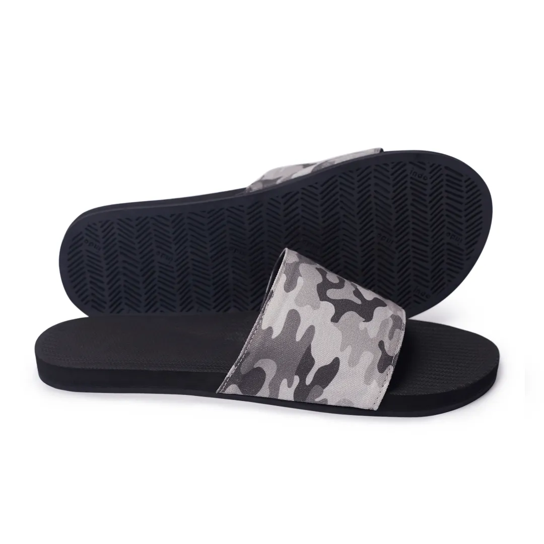 Men’s Slide Camo - Black/White Camo