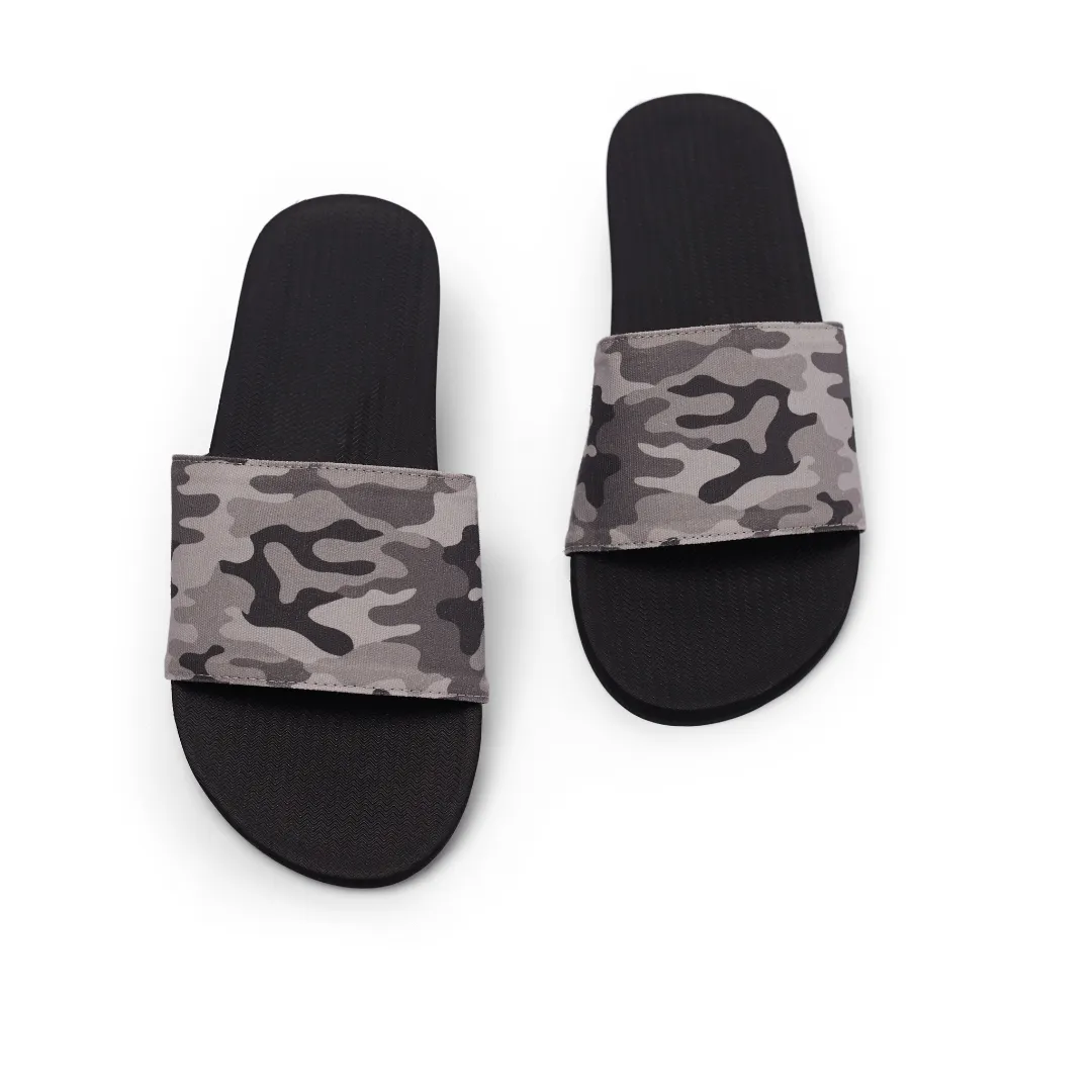 Men’s Slide Camo - Black/White Camo