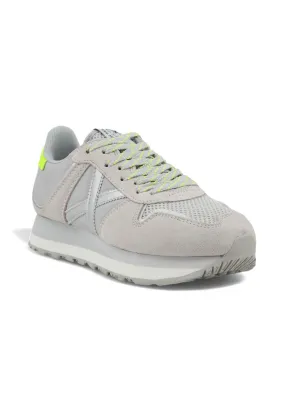 MUNICH Massana Sky 209 Sneaker Donna Silver Beige Verde Fluo 8810209