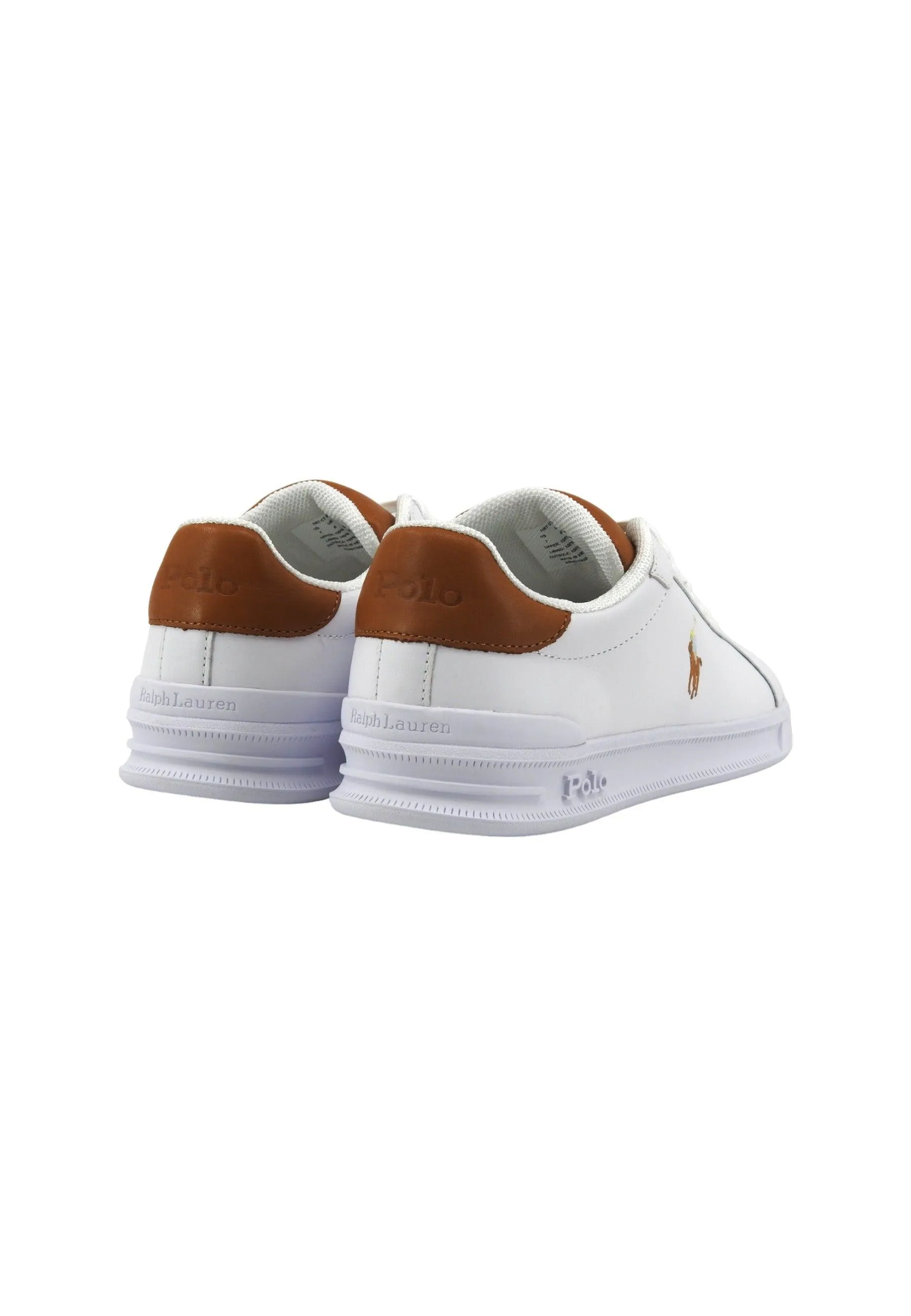 POLO RALPH LAUREN Sneaker Donna White Tan 809877598001D