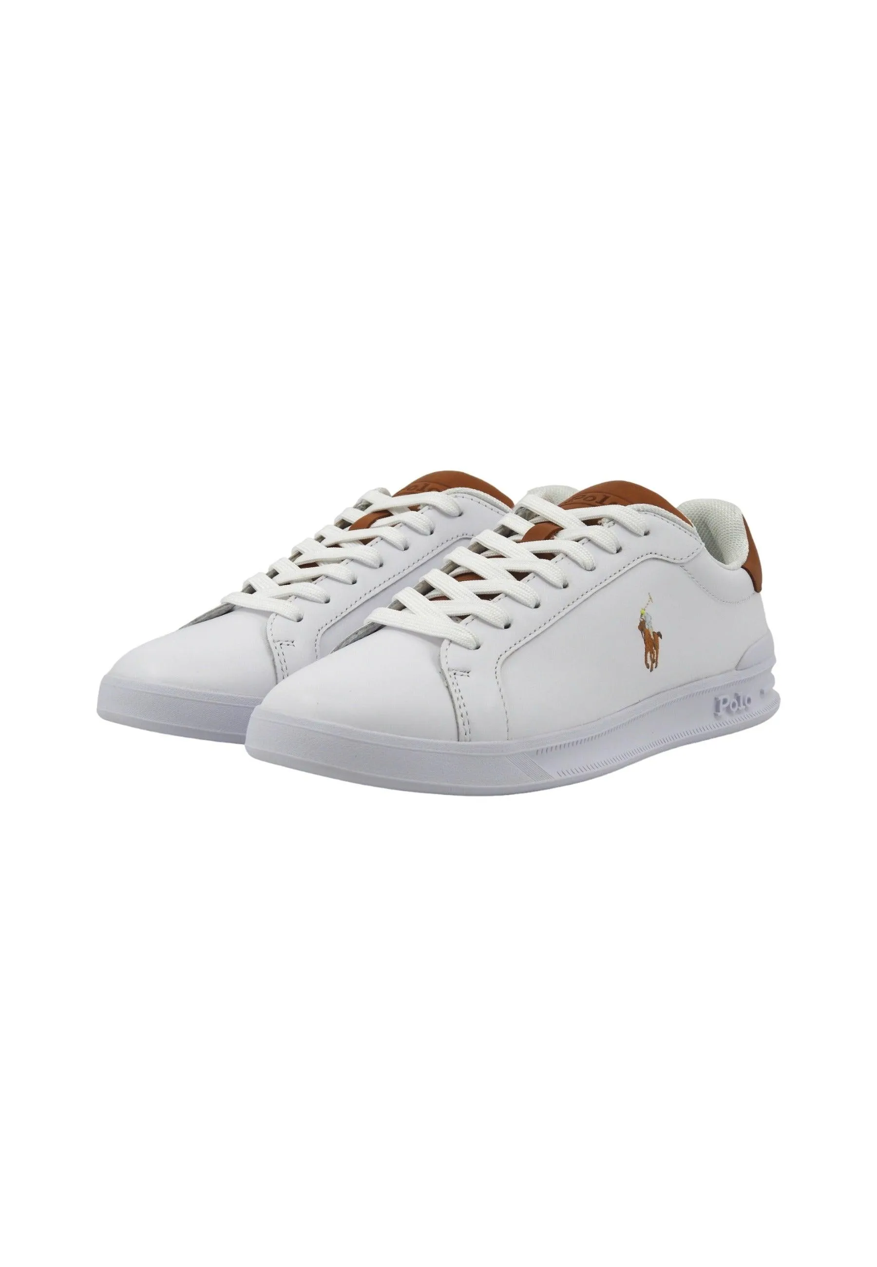 POLO RALPH LAUREN Sneaker Donna White Tan 809877598001D