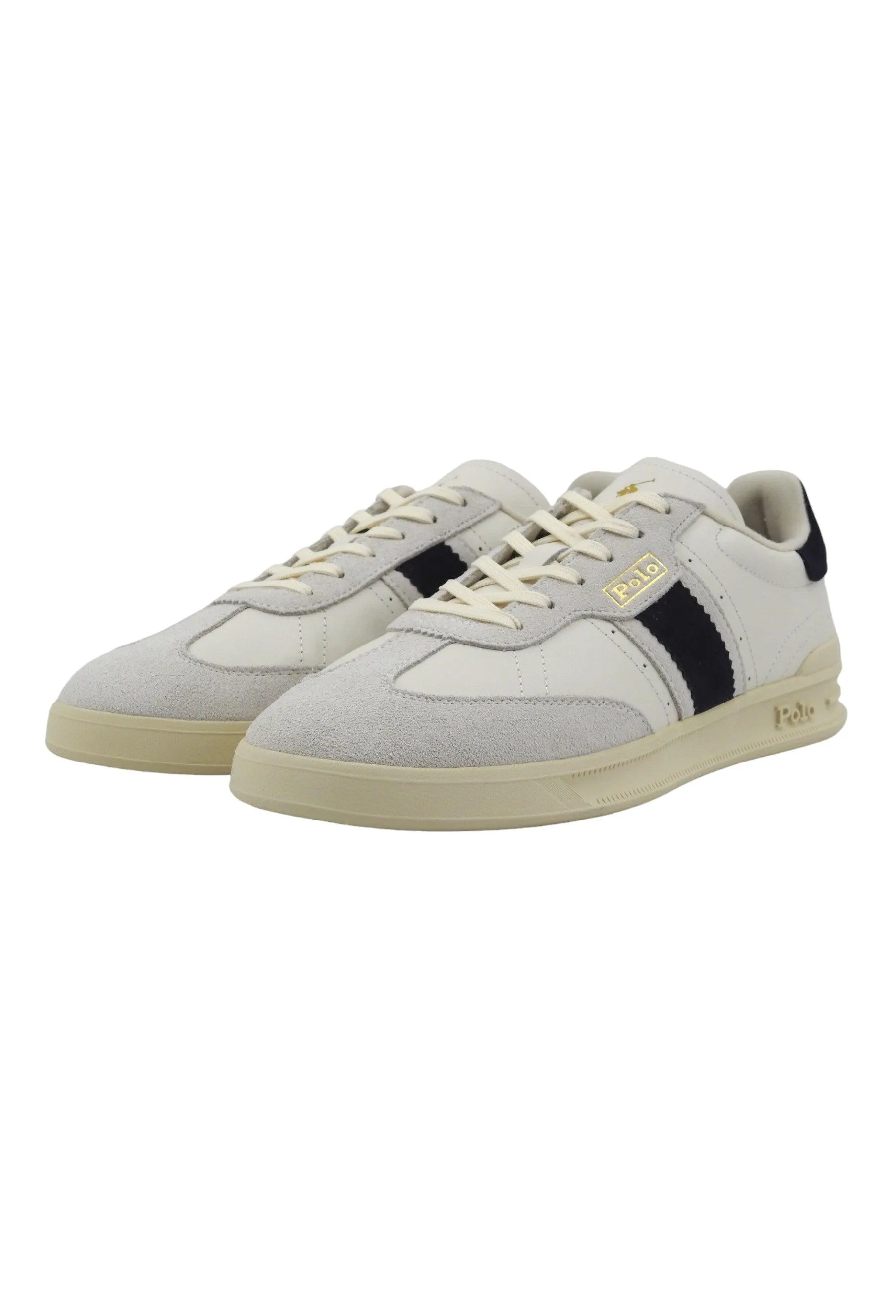 POLO RALPH LAUREN Sneaker Uomo Cream Navy 809931579001