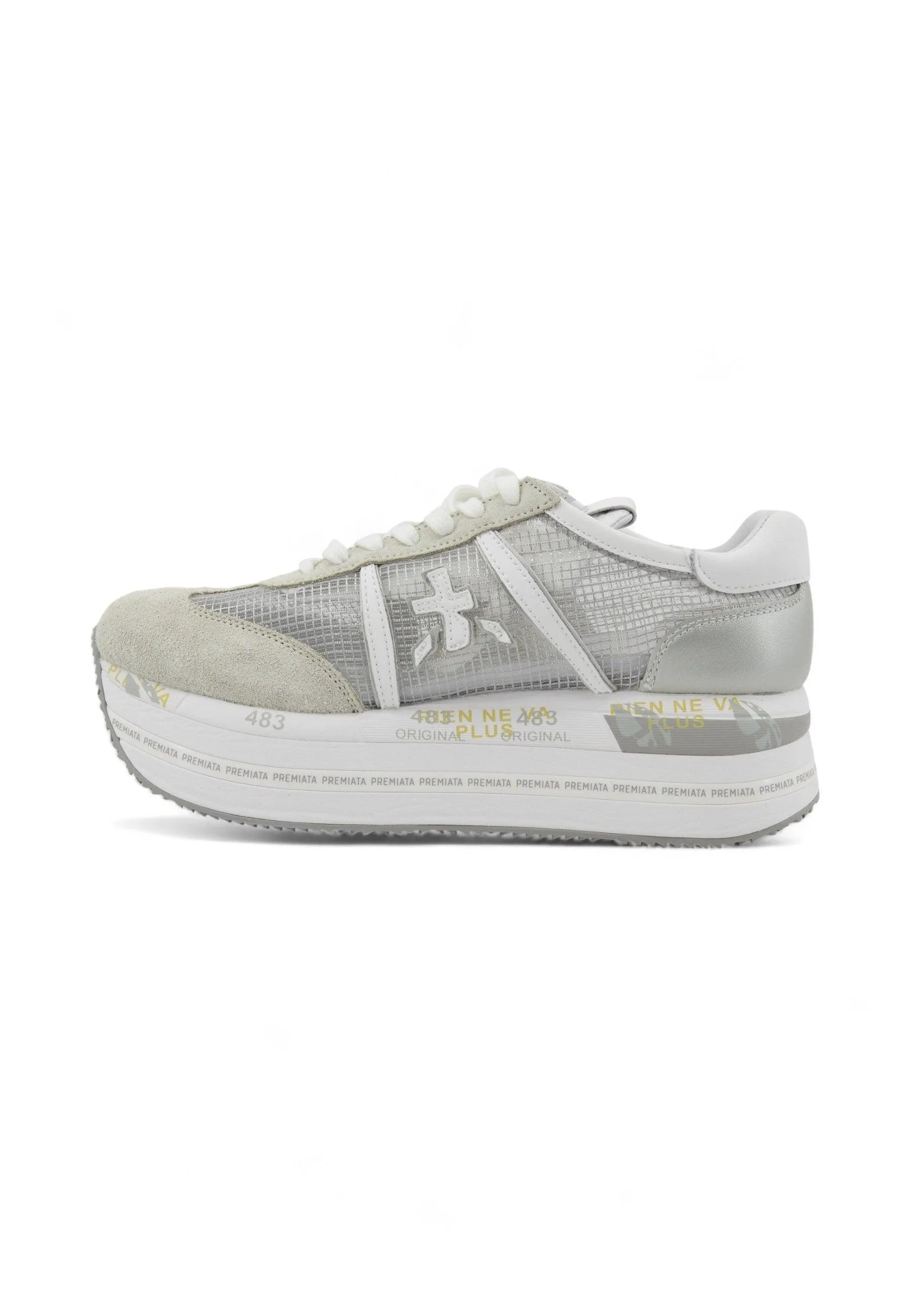 PREMIATA Sneaker Donna Light Grey BETH-6792