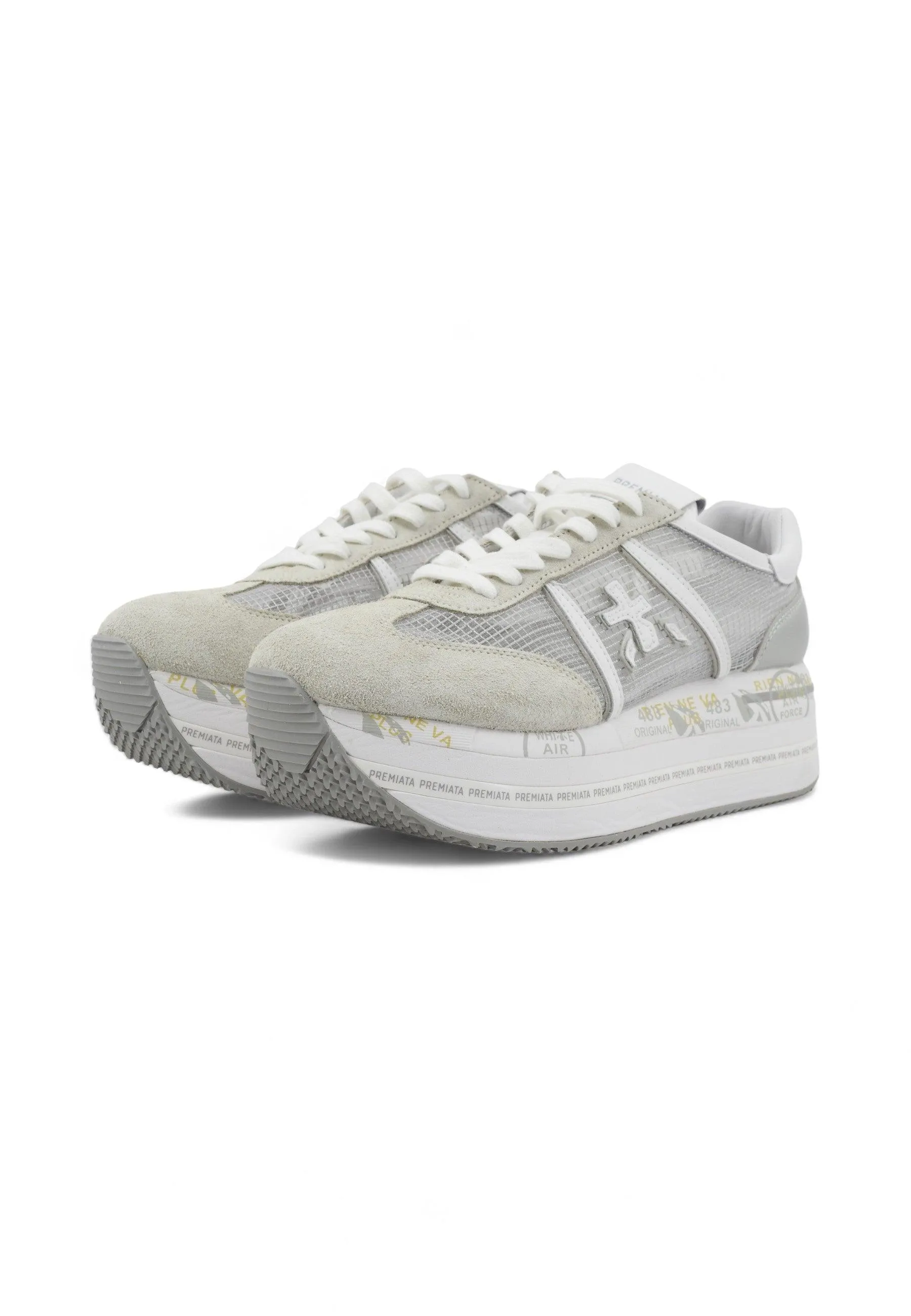 PREMIATA Sneaker Donna Light Grey BETH-6792