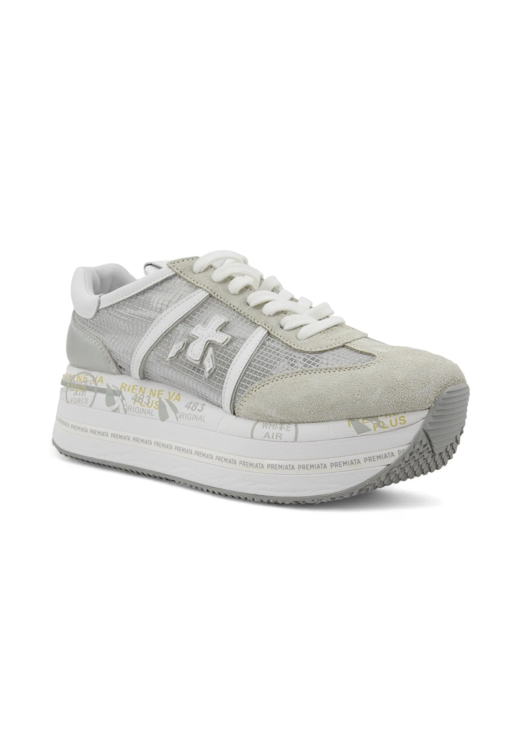 PREMIATA Sneaker Donna Light Grey BETH-6792