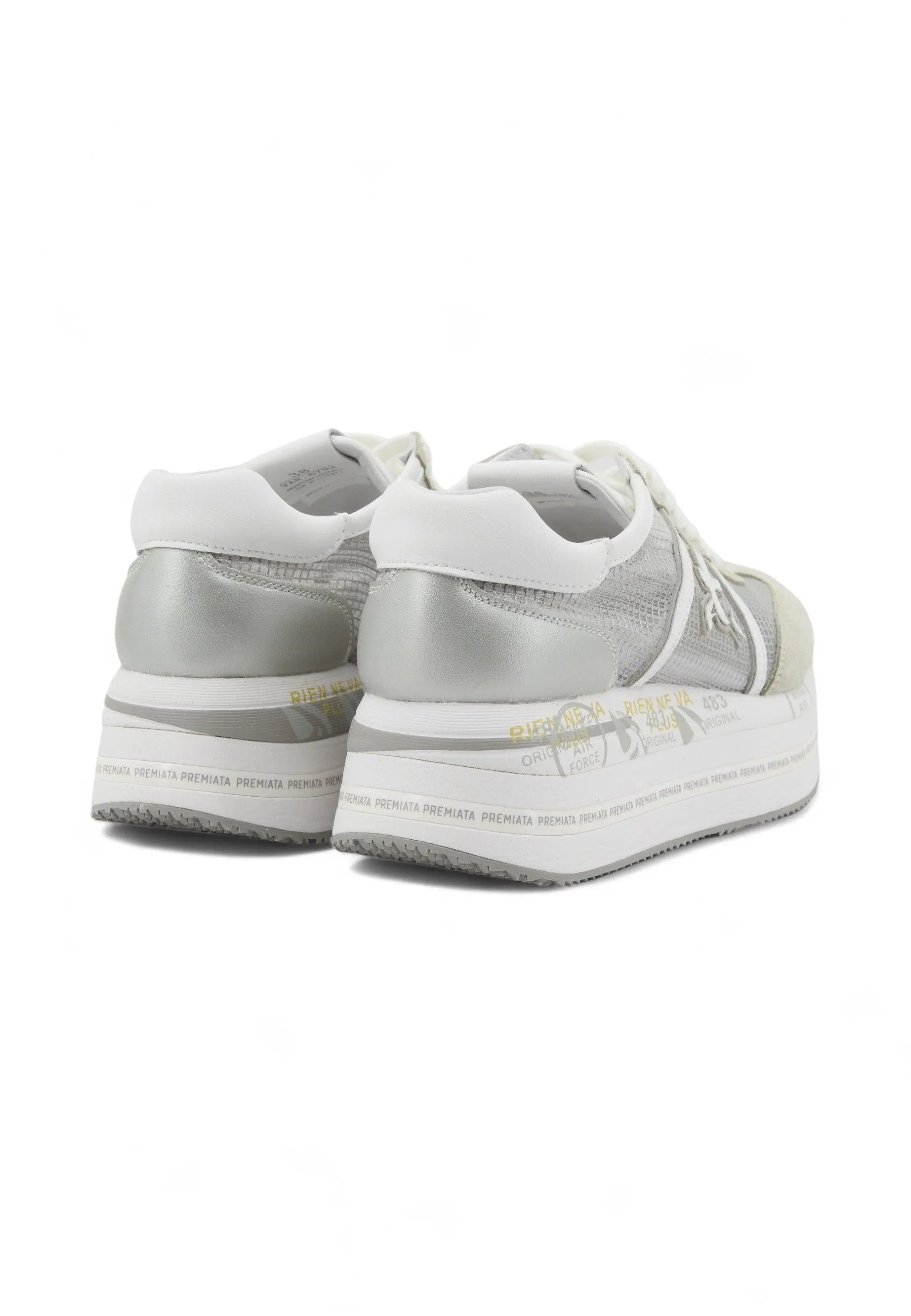 PREMIATA Sneaker Donna Light Grey BETH-6792