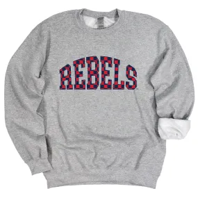 Press Box Crewneck Fleece in University of Mississippi