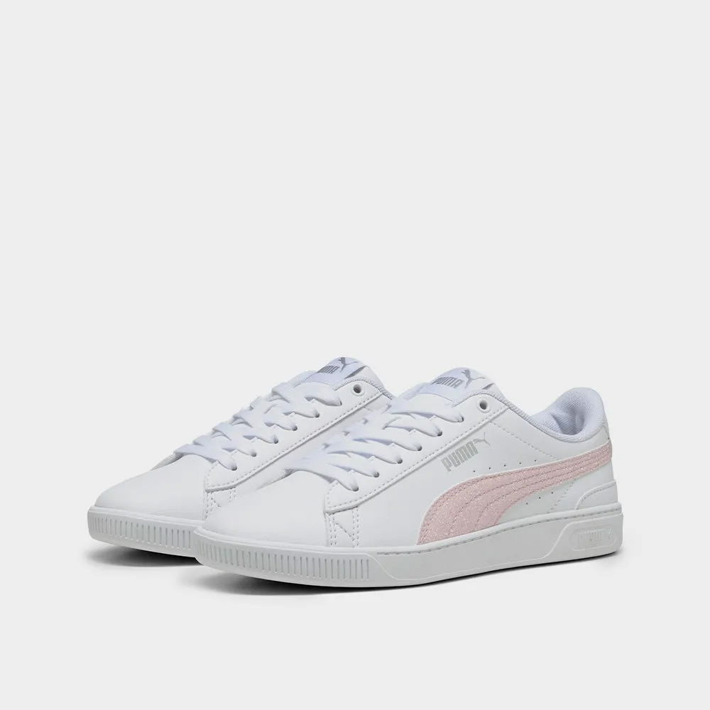 Puma Girls Vikky V3 Glitz Sneaker White/Pink _ 174087 _ White