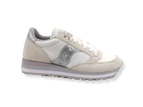 SAUCONY Jazz Triple Sneaker Donna White Silver S60530-16