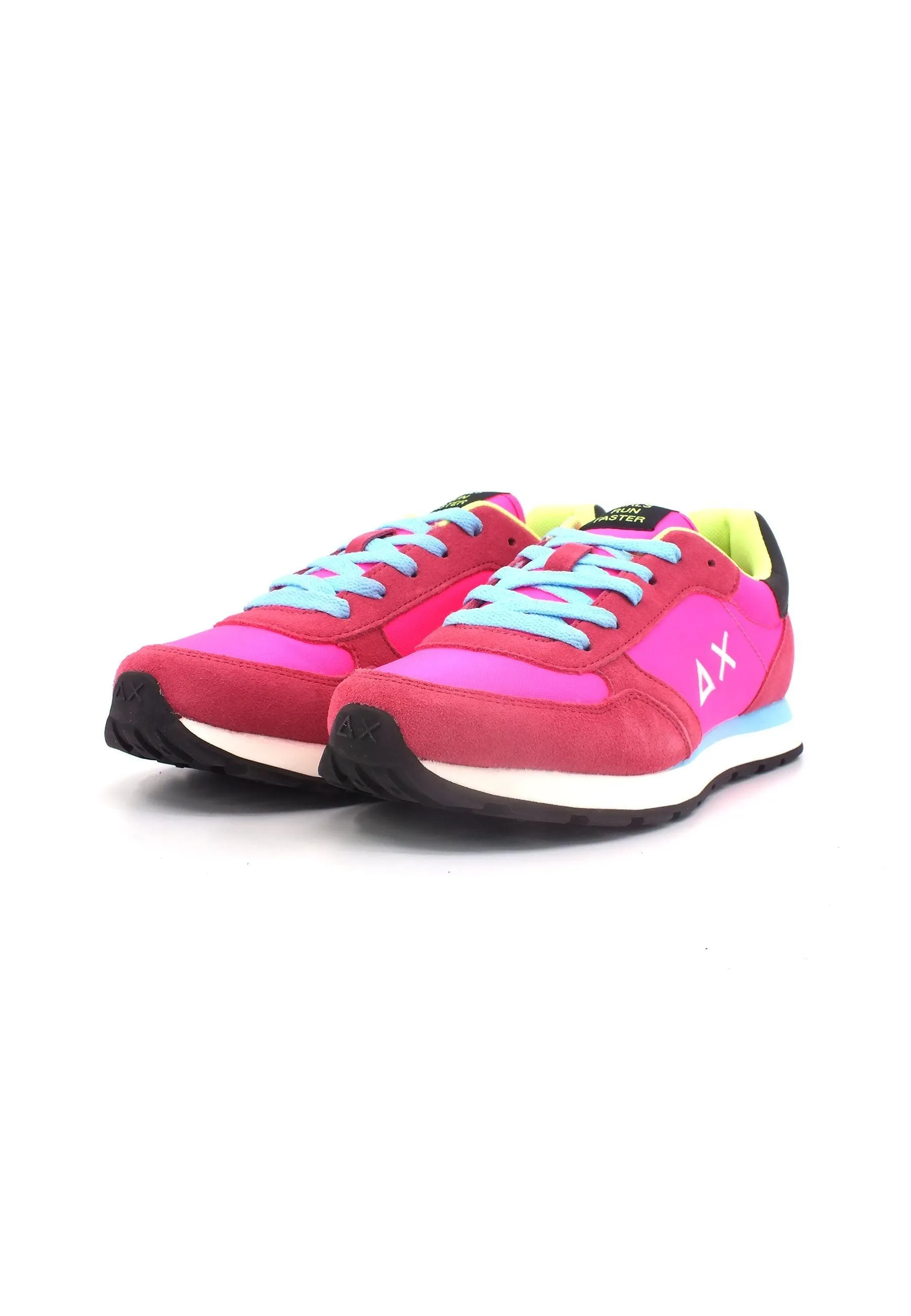 SUN68 Ally Solid Nylon Sneaker Bambino Fuxia Fluo Z33401T