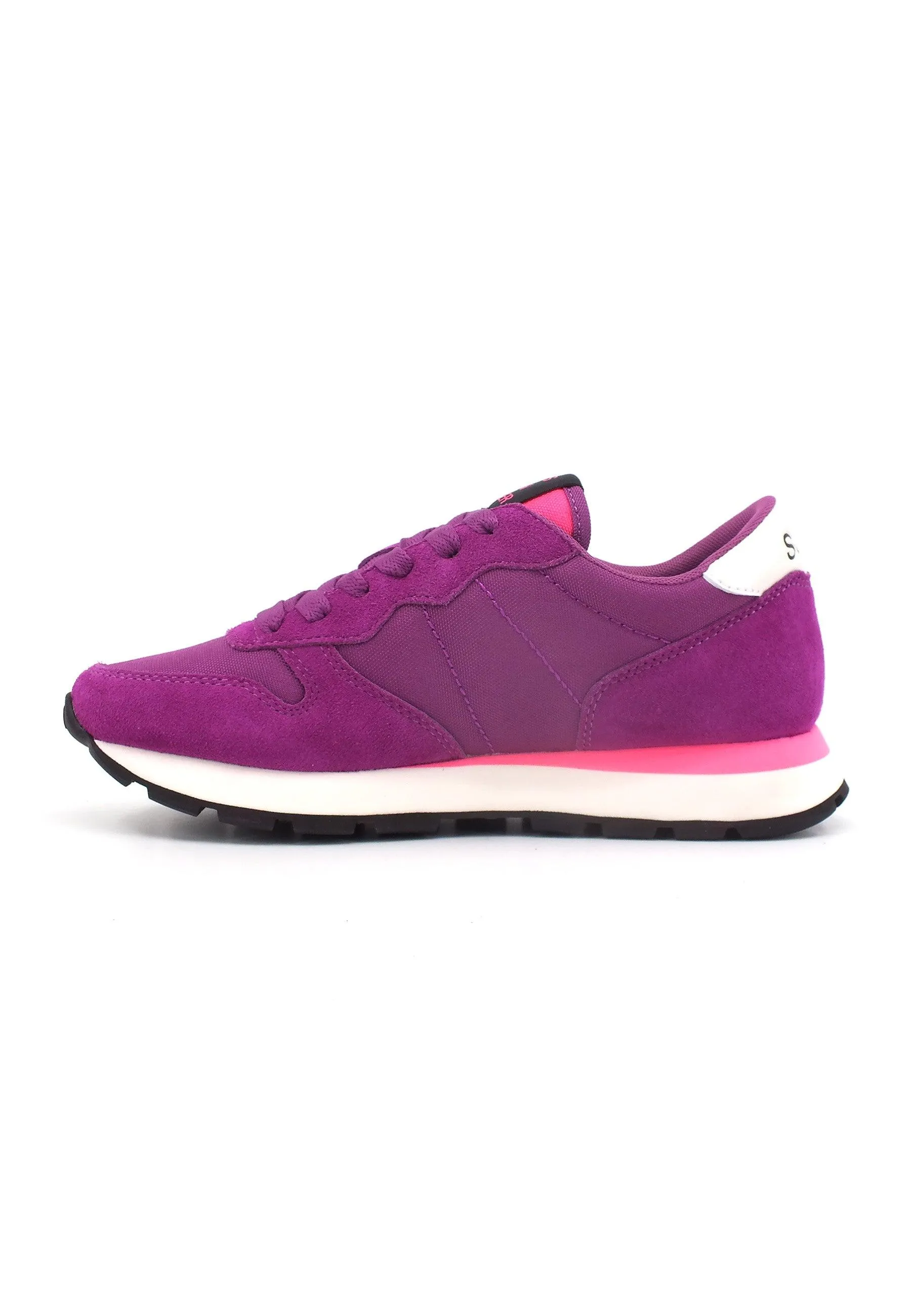 SUN68 Ally Solid Sneaker Donna Prugna Viola Z43201