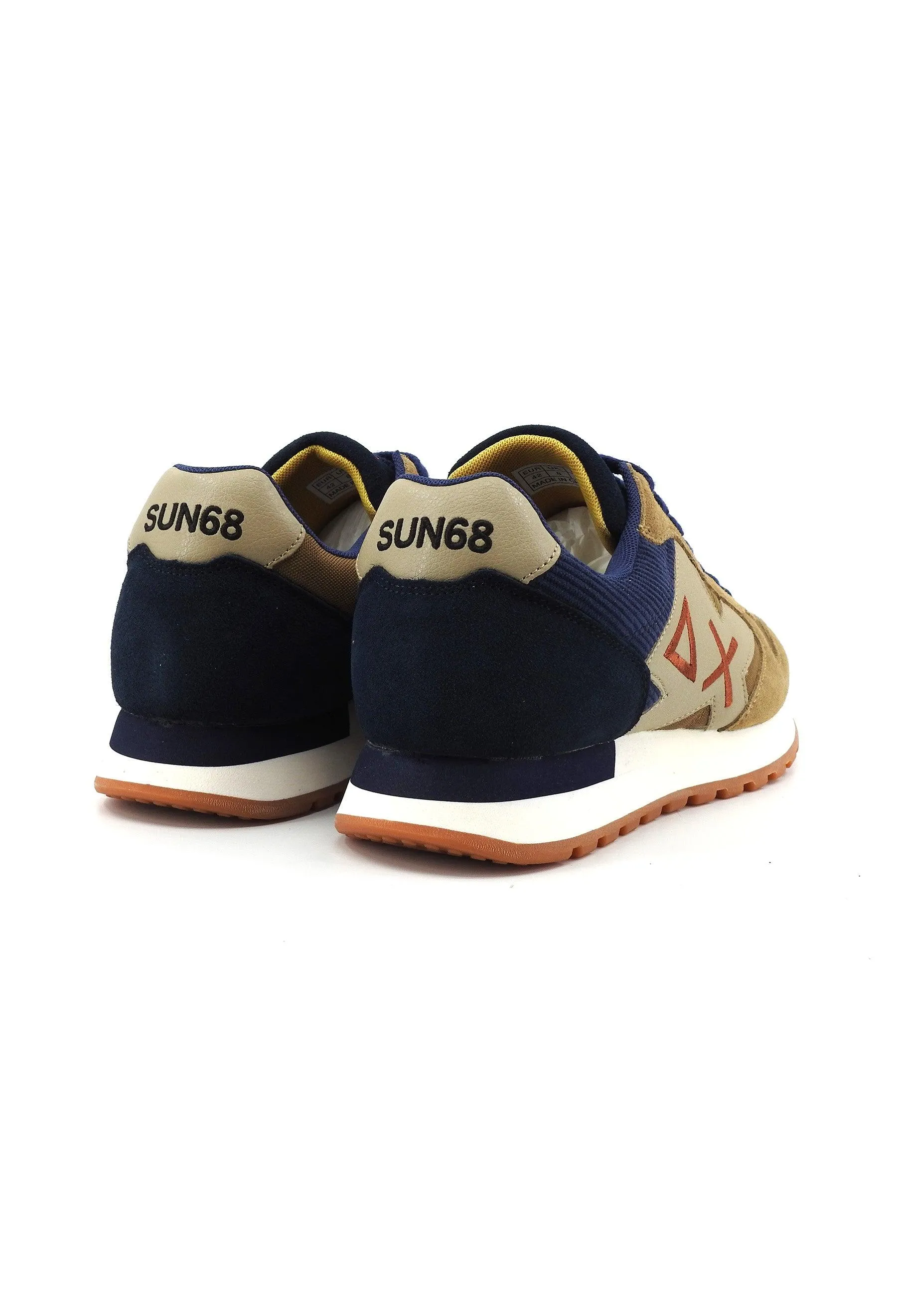 SUN68 Jaki Winter Sneaker Uomo Navy Blue Volpe Z43117