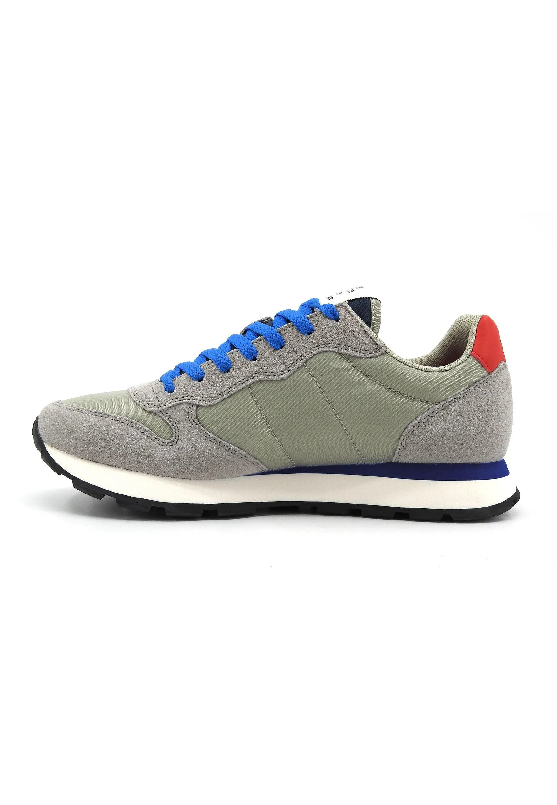 SUN68 Tom Solid Sneaker Uomo Grigio Chiaro Z34101