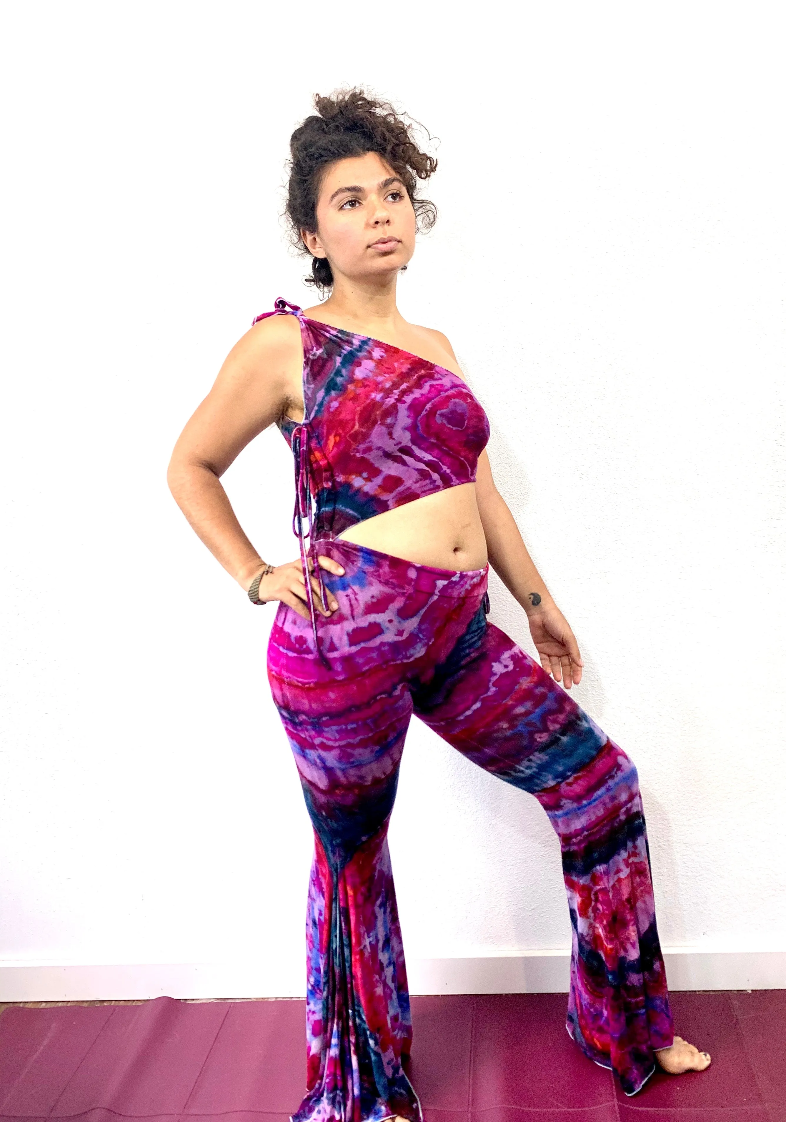 Tie Dye Skirt Pants Onesie