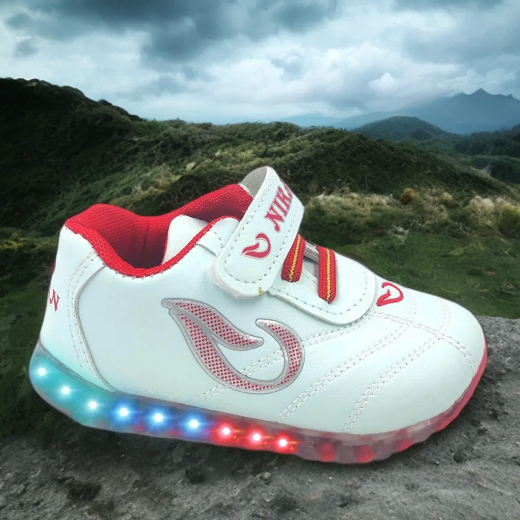 Urbanfeet LED Light White Sports Shoes