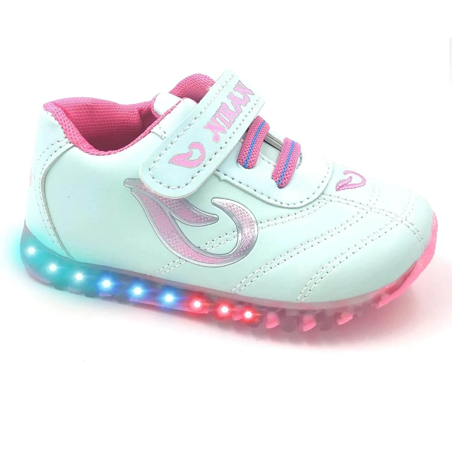 Urbanfeet LED Light White Sports Shoes