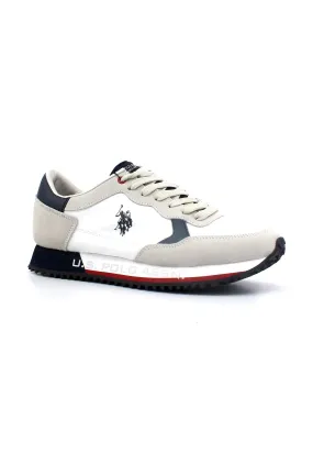 U.S. POLO ASSN. Sneaker Uomo White Blue CLEEF001A