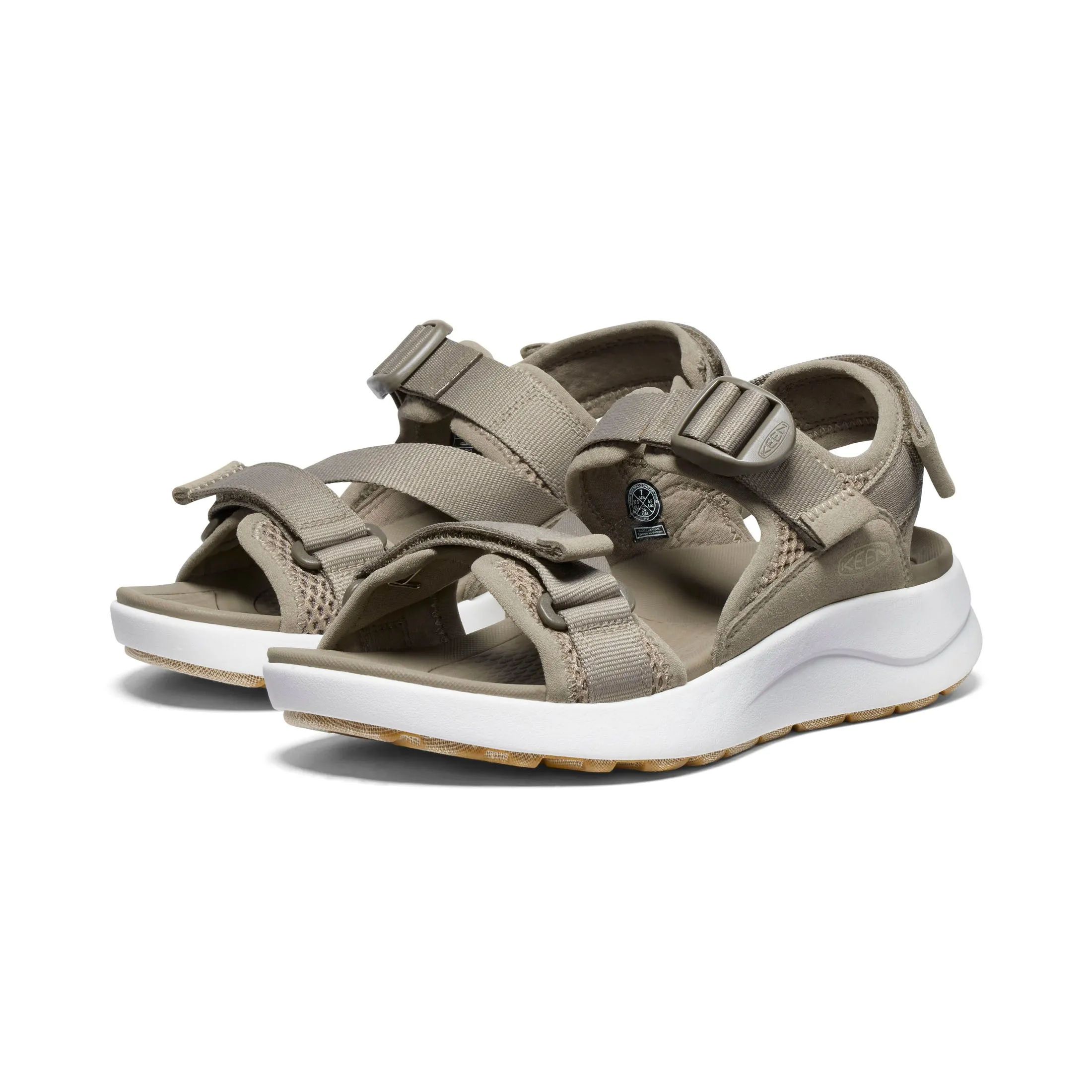 Women's Elle Sport Backstrap Sandal - Brindle / Star White