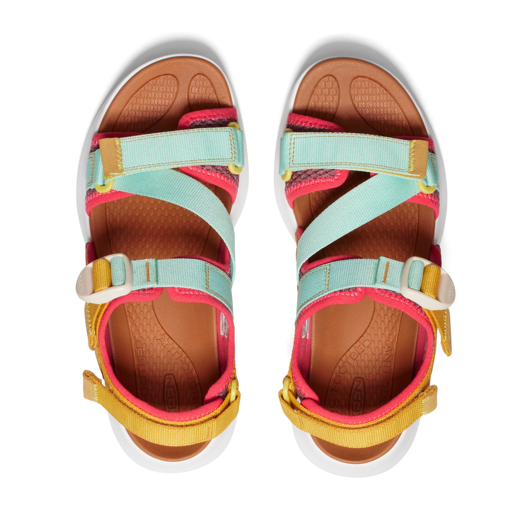 Women's Elle Sport Backstrap Sandal-Yellow/Lichen