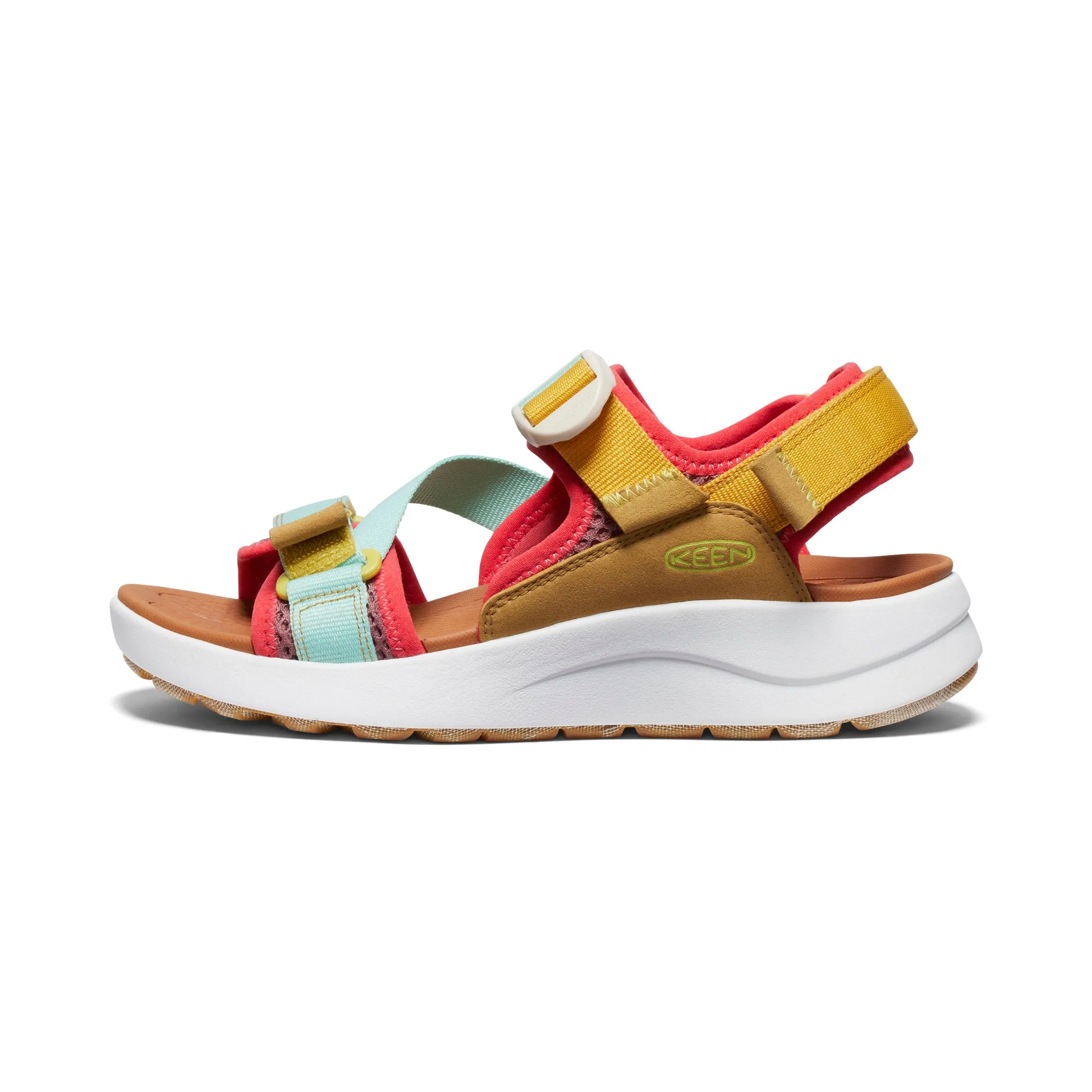 Women's Elle Sport Backstrap Sandal-Yellow/Lichen