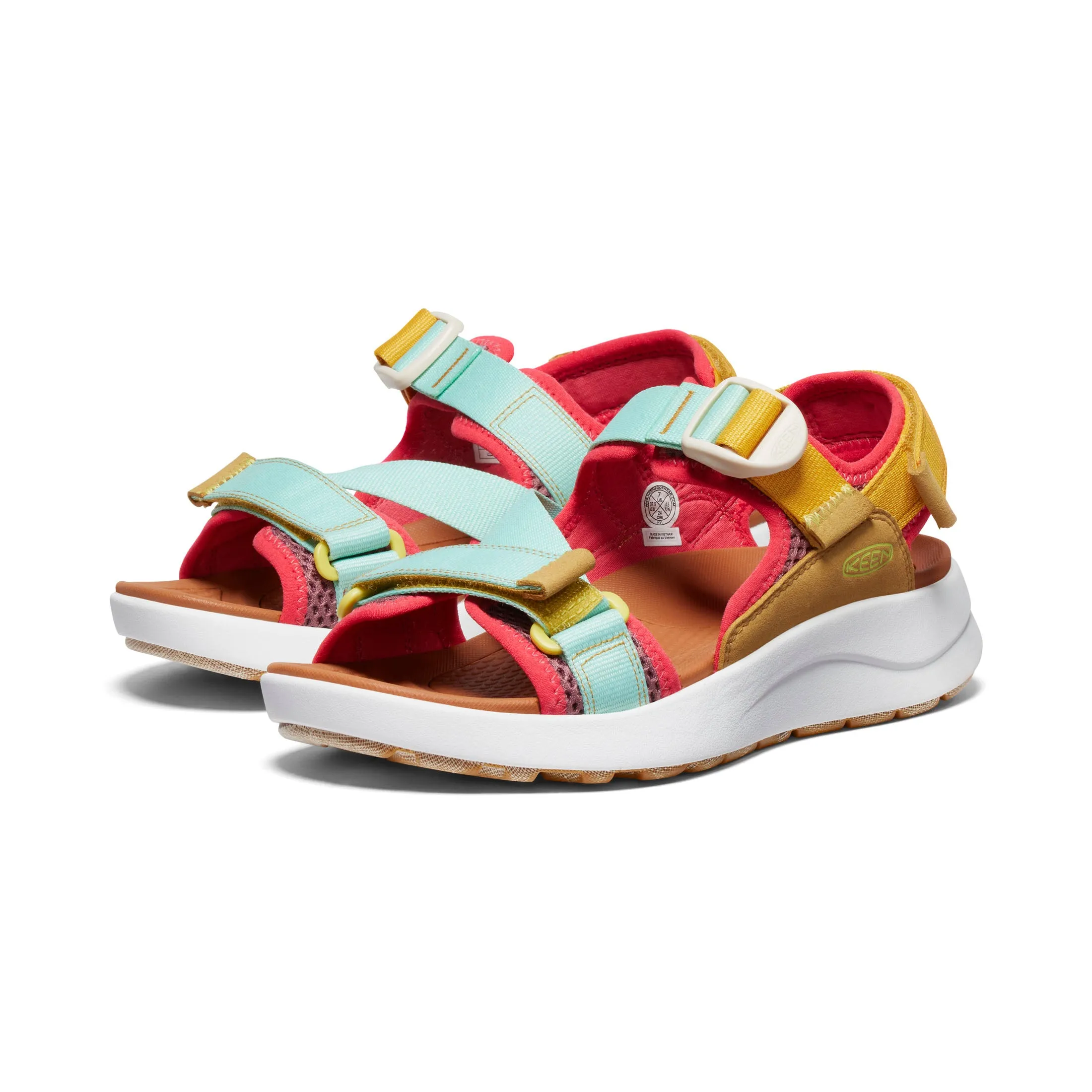 Women's Elle Sport Backstrap Sandal-Yellow/Lichen